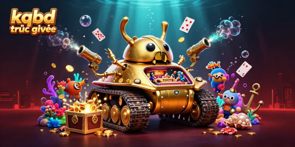 Experience thrilling moments with kqbd trưc tuyến as a golden beetle tank unveils a miniature casino.