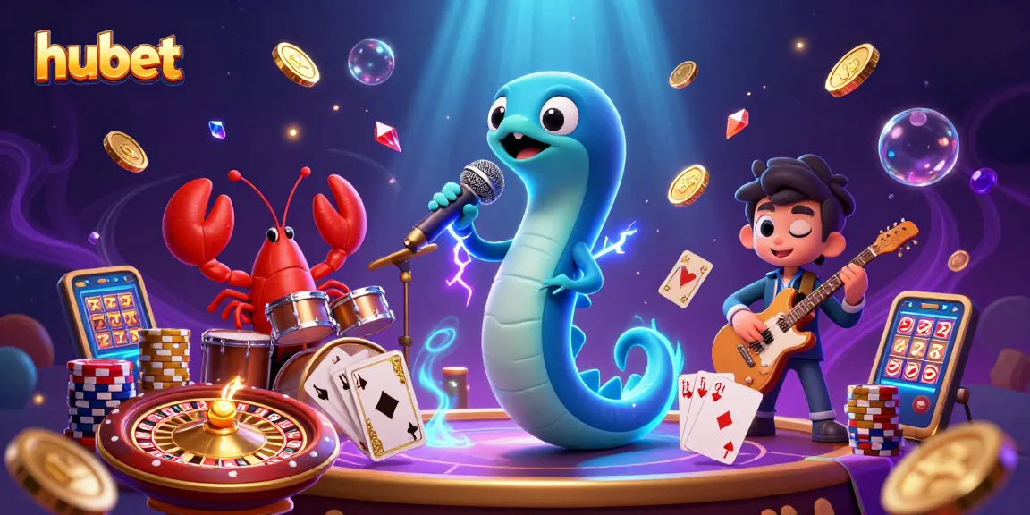 Experience thrilling gameplay at hubet in this vibrant underwater casino scene.
