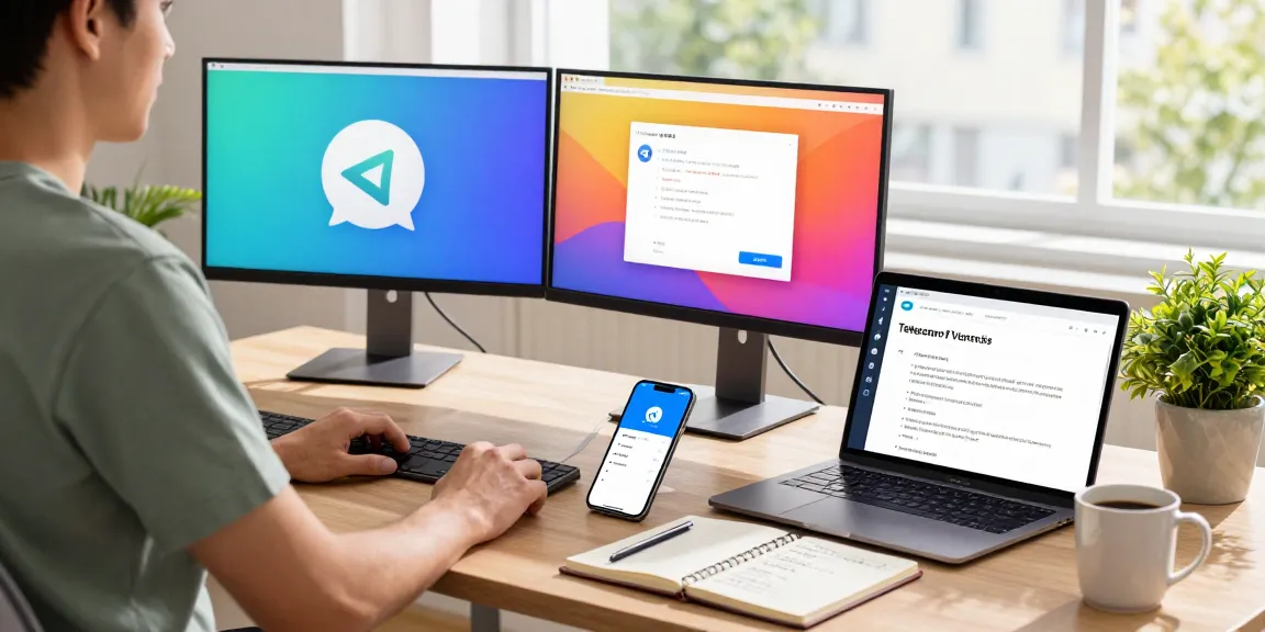 Explore how to set up the Telegram Chinese Version in a vibrant tech workspace.